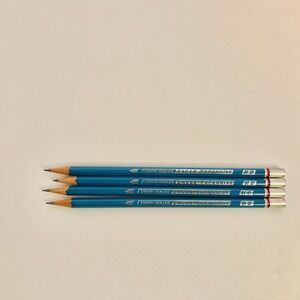 4 Eagle Turquoise Chemi-Sealed HB Pencils Sharpened Vintage